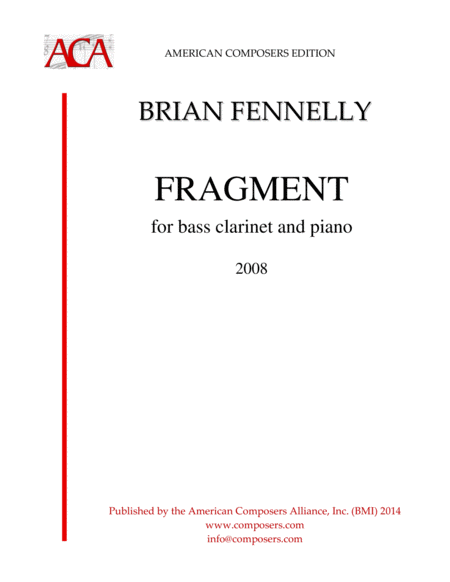 Free Sheet Music Fennelly Fragment