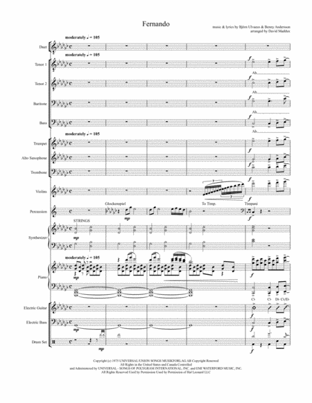 Fernando Sheet Music