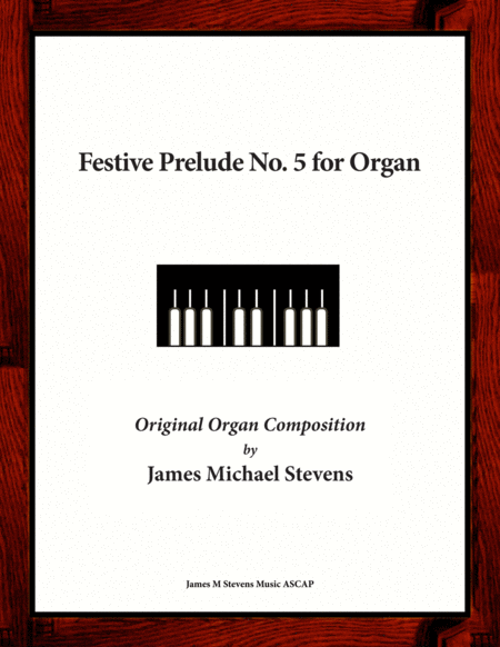 Festive Prelude No 5 For Organ Sheet Music