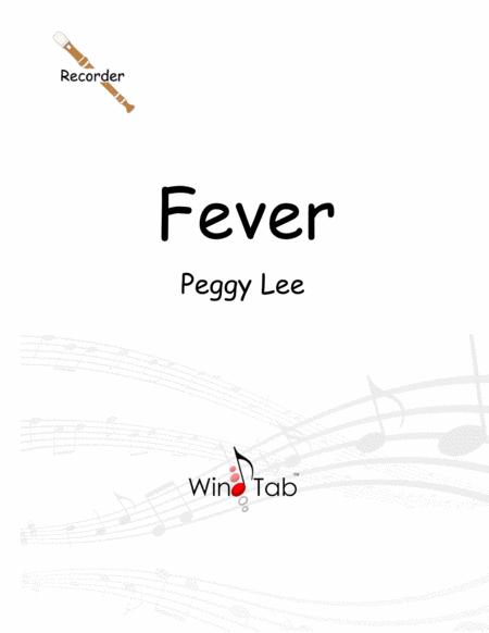 Free Sheet Music Fever Recorder Sheet Music Tab