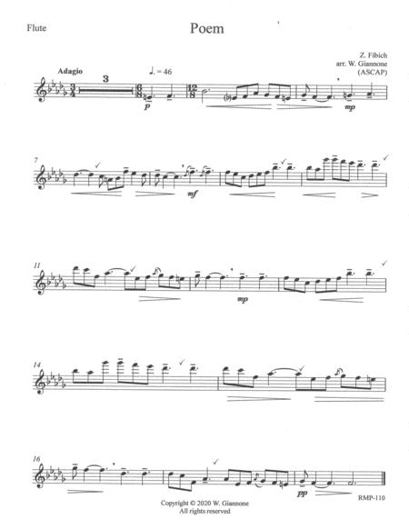 Fibich Poem Sheet Music