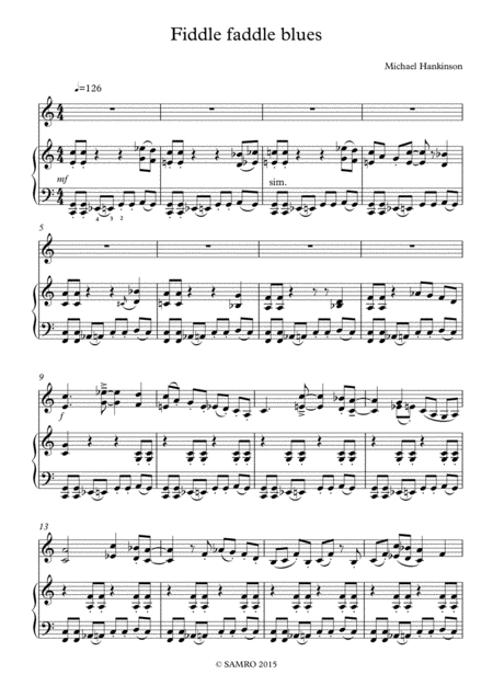 Fiddle Faddle Sheet Music