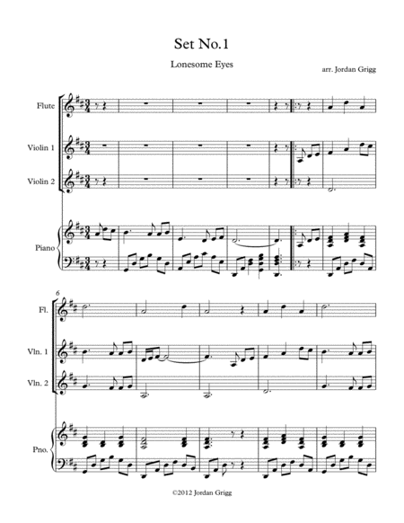 Fiddle Set No 1 Sheet Music