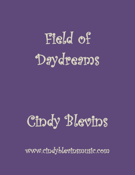 Field Of Daydreams An Original Solo For Lap Harp From My Book Lap Harp Compendium Sheet Music