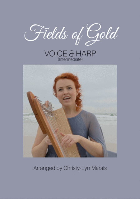 Free Sheet Music Fields Of Gold Harp Voice D Major
