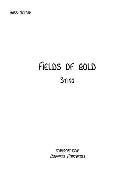 Fields Of Gold Sting Bass Part Sheet Music