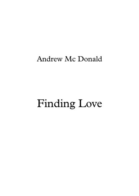 Finding Love Sheet Music