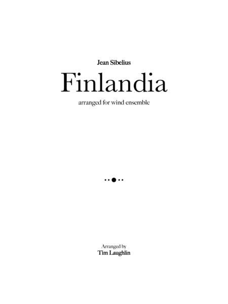 Finlandia Band Sheet Music