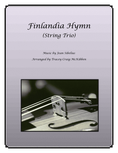 Finlandia Hymn For String Trio Sheet Music