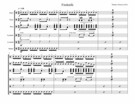 Fireknife Sheet Music