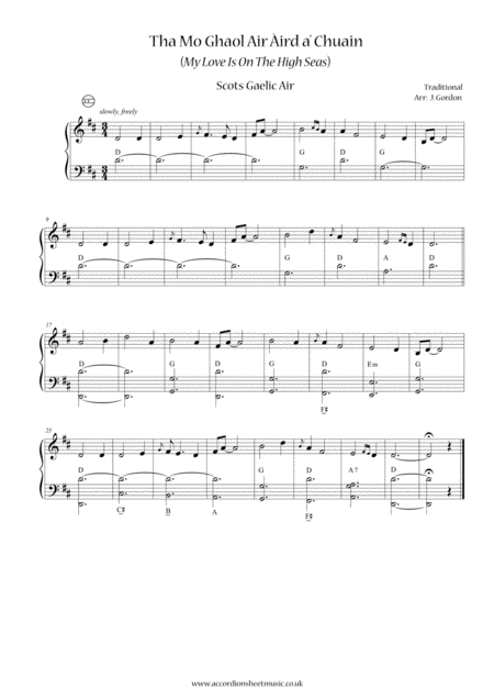 Free Sheet Music First Impression