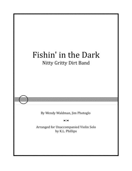 Fishin In The Dark Violin Solo Unaccompanied Sheet Music