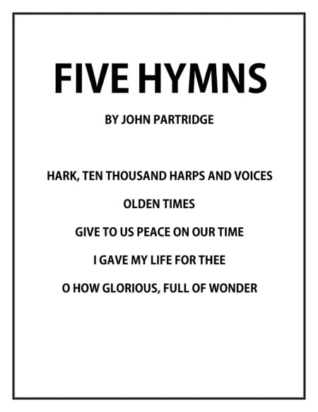 Free Sheet Music Five Hymns