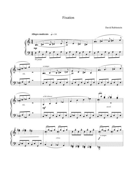 Fixation Sheet Music