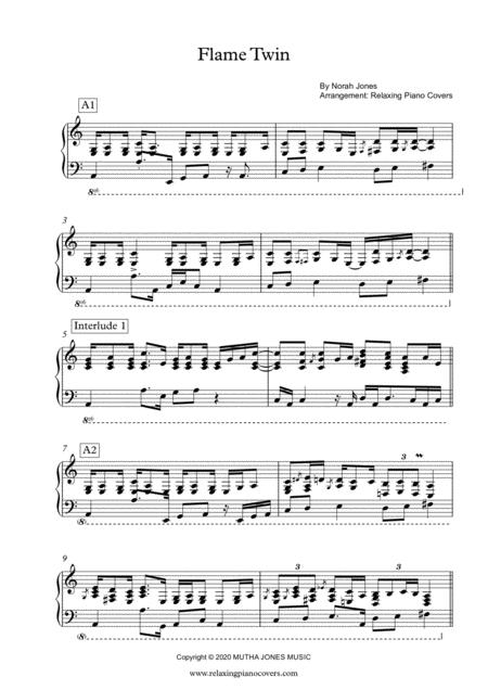 Flame Twin Sheet Music