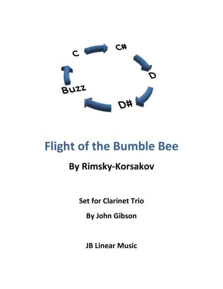 Free Sheet Music Flight Of The Bumble Bee For Clarinet Trio