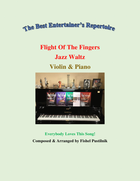 Flight Of The Fingers Jazz Waltz For Violin And Piano Video Sheet Music