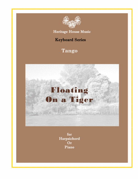 Free Sheet Music Floating On A Tiger