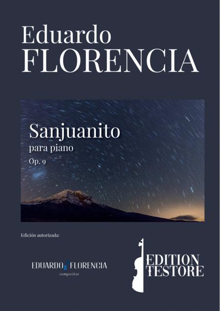 Florencia Eduardo Sanjuanito Para Piano Op 9 Sheet Music