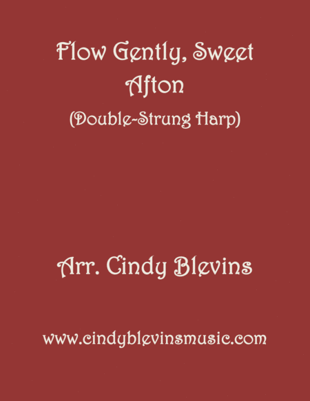 Free Sheet Music Flow Gently Sweet Afton Arranged For Double Strung Harp From My Book 24 Folk Songs For Double Strung Harp