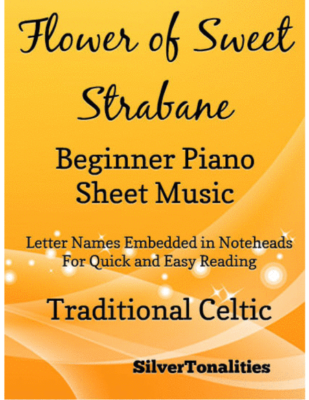 Flower Of Sweet Strabane Beginner Piano Sheet Music Sheet Music