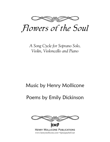 Free Sheet Music Flowers Of The Soul Score