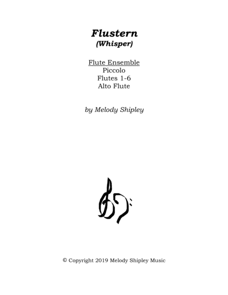 Flustern Whisper Sheet Music