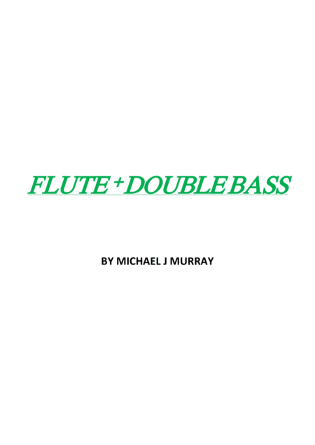 Free Sheet Music Flute And Double Bass