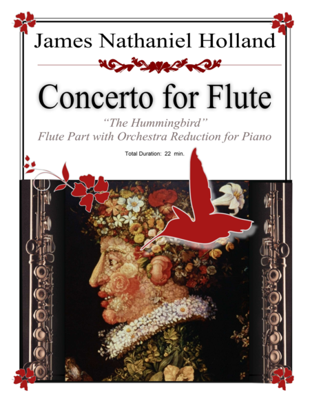 Free Sheet Music Flute Concerto The Hummingbird Piano Reduction And Flute Part