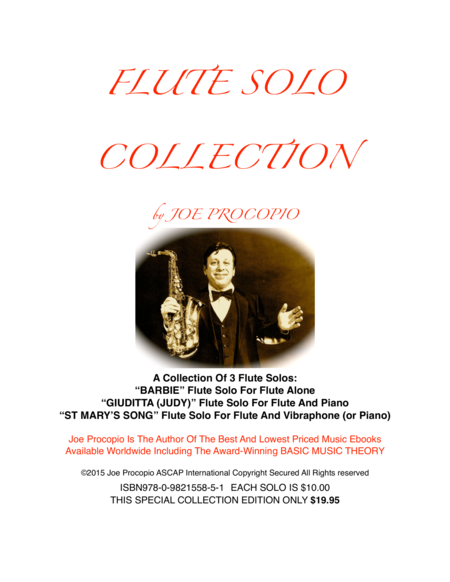 Free Sheet Music Flute Solo Collection By Joe Procopio