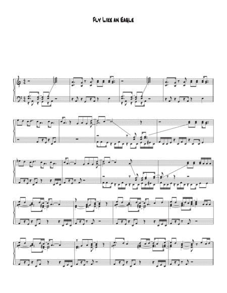 Fly Like An Eagle Sheet Music