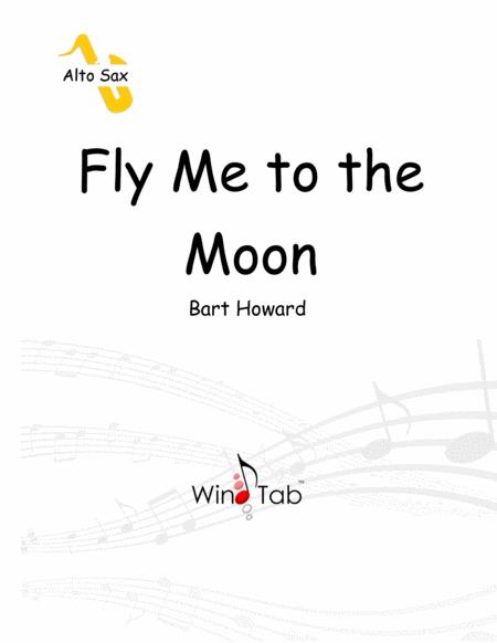 Free Sheet Music Fly Me To The Moon Alto Saxophone Sheet Music Tab