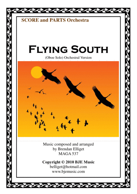 Free Sheet Music Flying South Oboe Solo With Orchestra Score And Parts Pdf