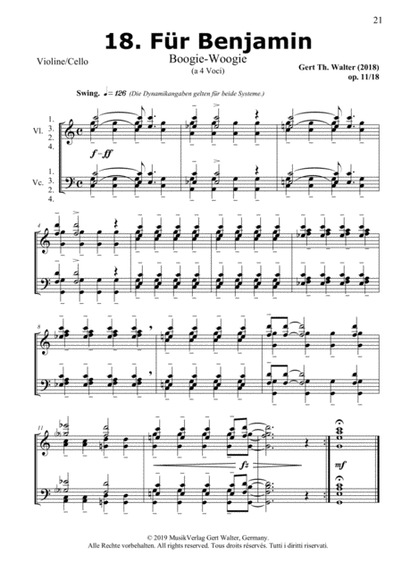 For Benjamin Sheet Music