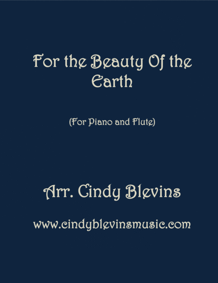 For The Beauty Of The Earth Arranged For Piano And Flute Sheet Music