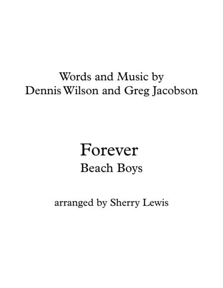 Forever Beach Boys For String Trio Two Violins And Cello And Violin Viola And Cello Sheet Music