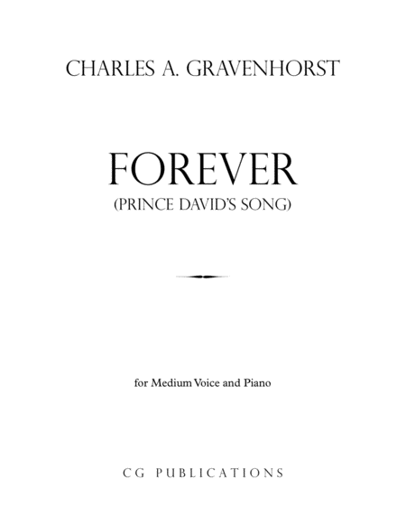 Free Sheet Music Forever From Gullivers Travels Medium Voice