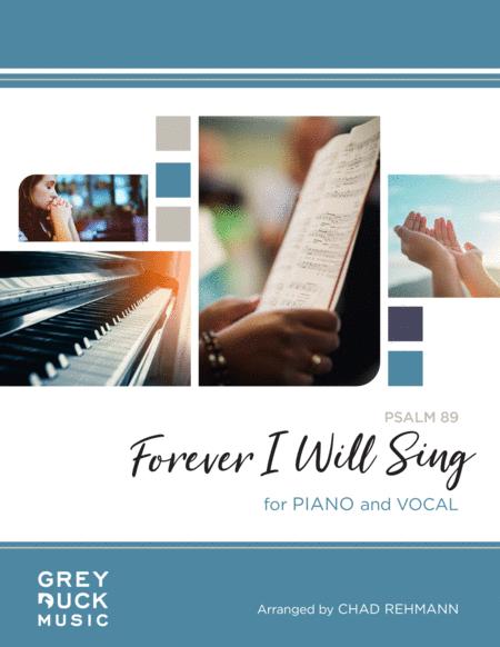 Forever I Will Sing Psalm 89 Sheet Music