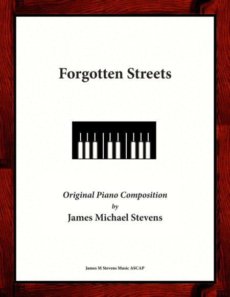 Forgotten Streets Dark Reflective Piano Sheet Music