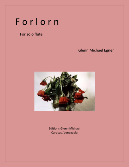 Forlorn For Solo Flute Sheet Music