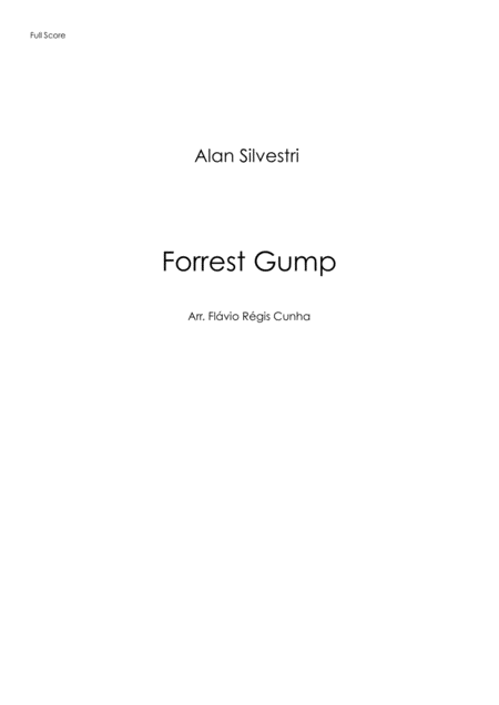 Free Sheet Music Forrest Gump Score