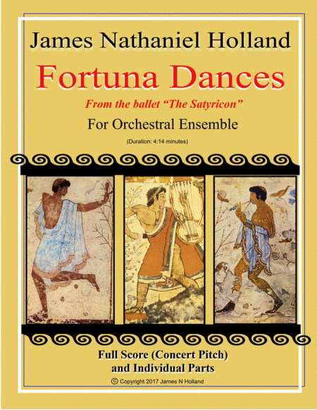 Free Sheet Music Fortuna Dances From The Satyricon Ballet For Orchestral Ensemble
