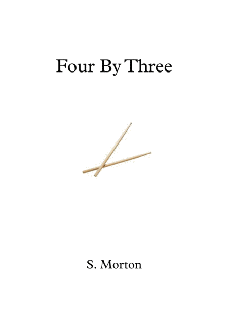 Four By Three Sheet Music