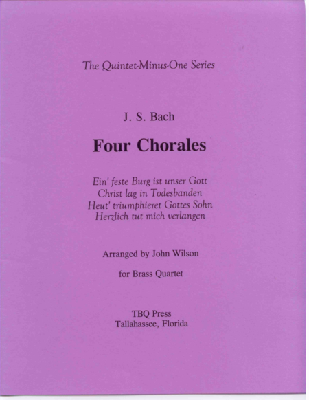 Free Sheet Music Four Chorales