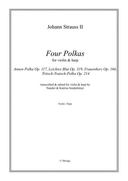 Free Sheet Music Four Polkas