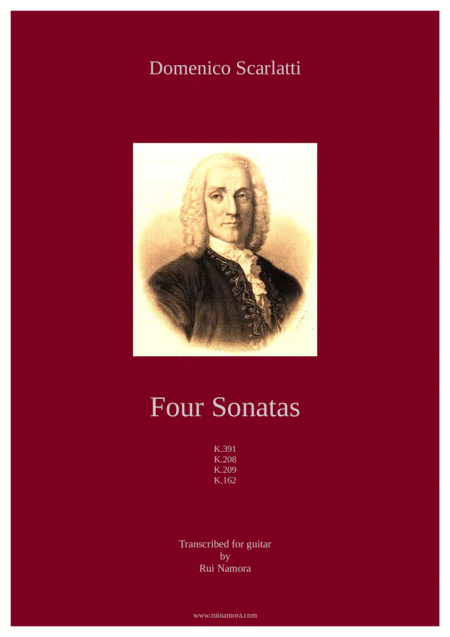 Four Sonatas K 391 K 208 K 209 K 162 Sheet Music