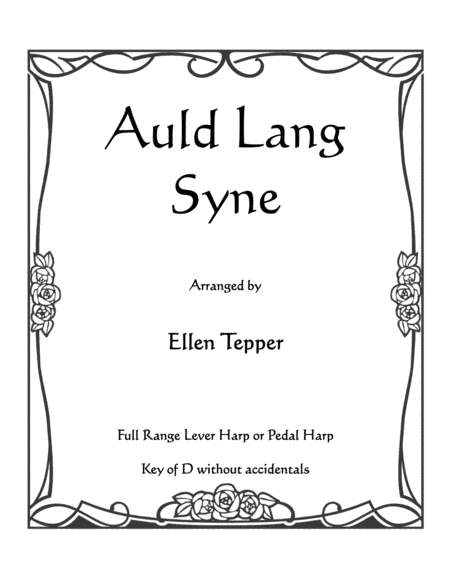 Free Sheet Music Four Variations On Auld Lang Syne