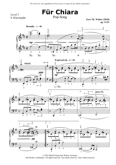 Fr Chiara Sheet Music