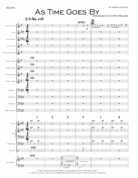 Free Sheet Music Frankenstein By The Edgar Winter Group Saxophone Choir Ssaaaattbbs