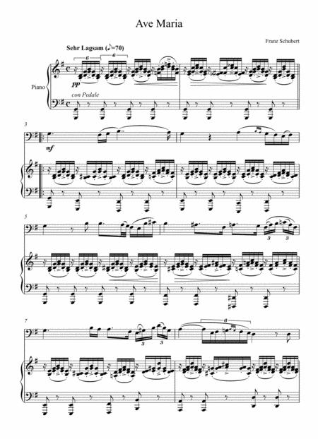 Franz Schubert Ave Maria Violoncello Solo Sheet Music